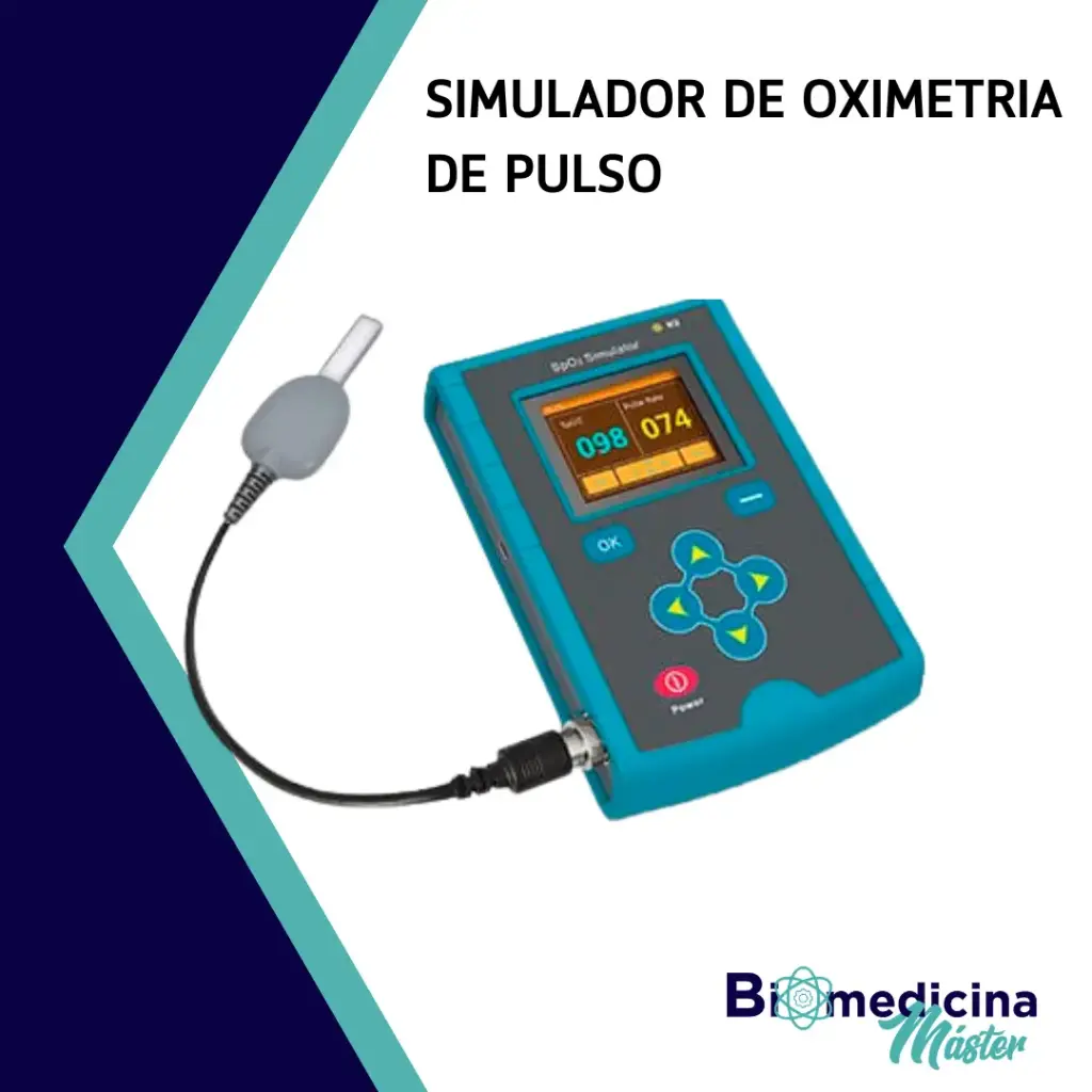 Simulador de SpO2 contec, con certificado de calibración